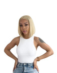 Luxury Honey Blonde Transparent Frontal Wig (US)