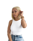 Luxury Honey Blonde Transparent Frontal Wig (US)