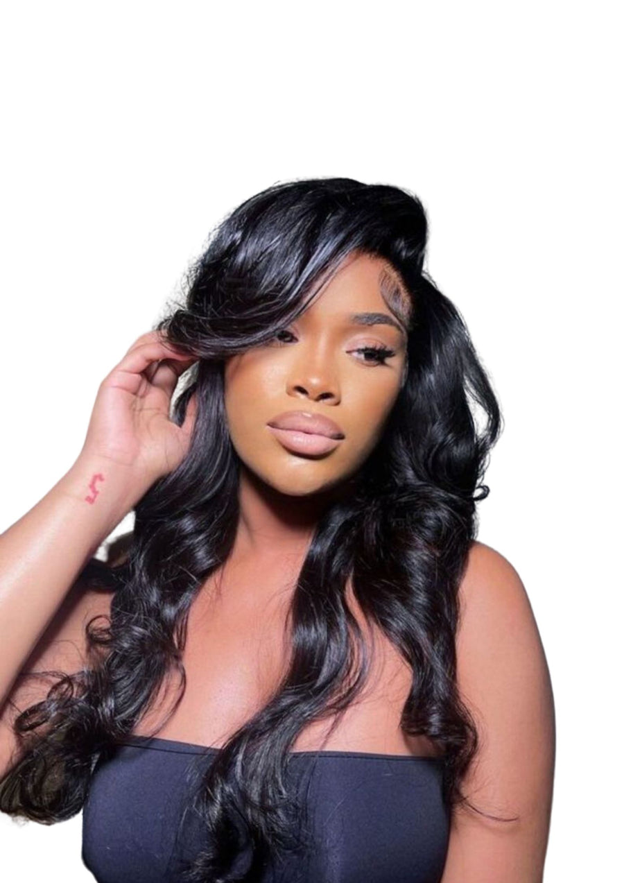 (SALE) Luxury Body Wave Transparent Frontal Wig