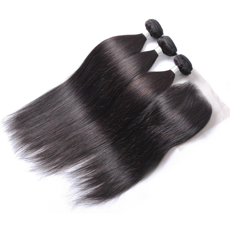 Human hair new arrivals bundles with closure