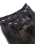 Luxury Straight Clip Ins - Natural Colour - London Virgin Hair
