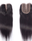 Luxury Straight Closure - Middle-Part - London Virgin Hair