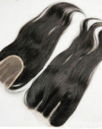 Luxury Straight Closure - Three-part - London Virgin Hair