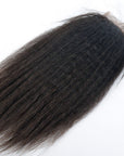 Luxury Kinky Straight Closure - Free-Part - London Virgin Hair