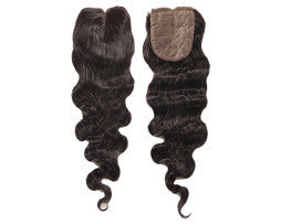 Luxury Loose Wave Closure - Middle-Part - London Virgin Hair