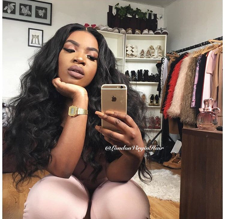 "London" - Middle-part (BEST SELLER) - London Virgin Hair