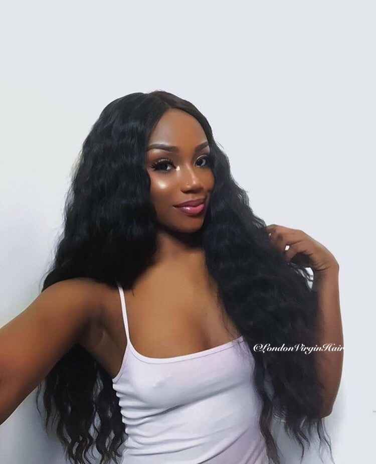 Luxury Body Wave Bundles with a Lace Closure (14