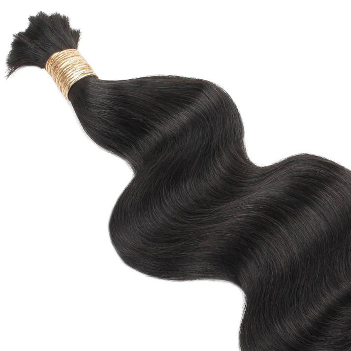 Luxury Body Wave Braiding Hair - Natural Colour (1B) - London Virgin Hair 