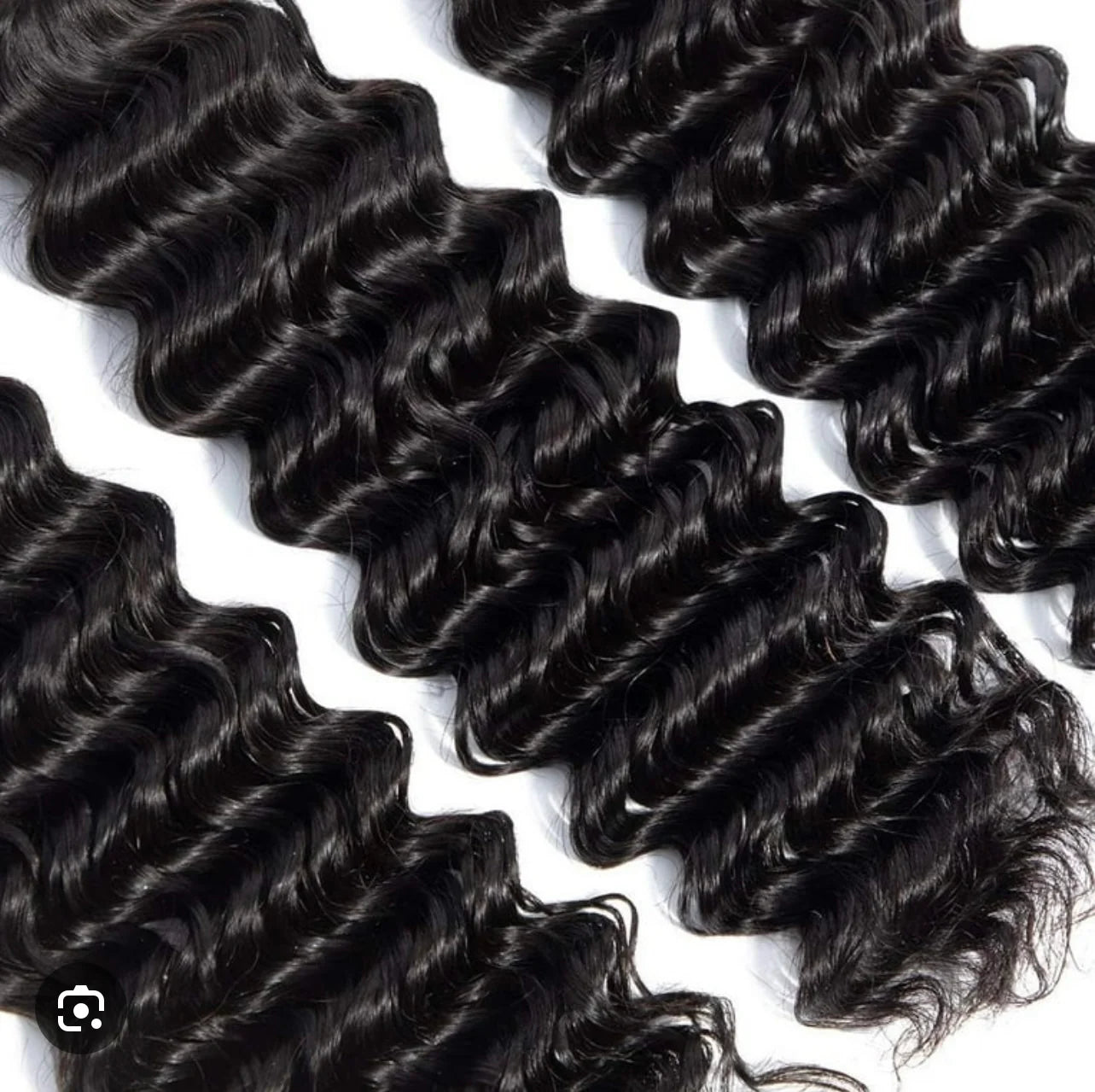 Luxury Deep Wave Braiding Hair - Natural Colour (1B) - London Virgin Hair 