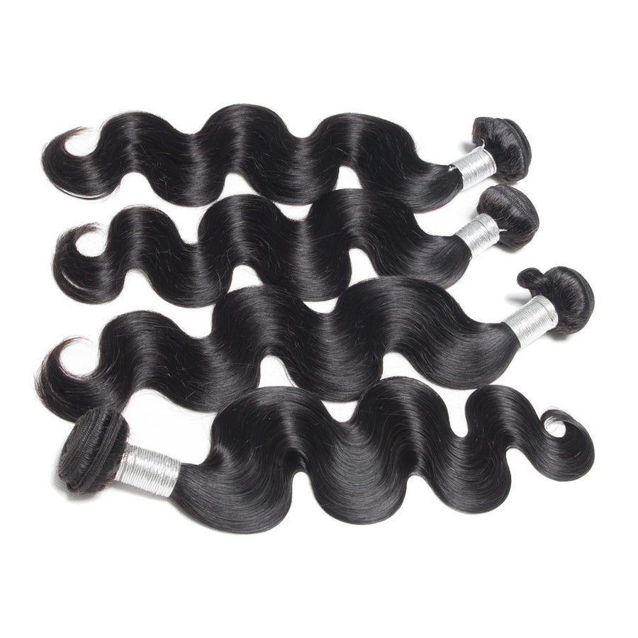 Luxury Body Wave Bundle Deals - Natural Colour - London Virgin Hair 