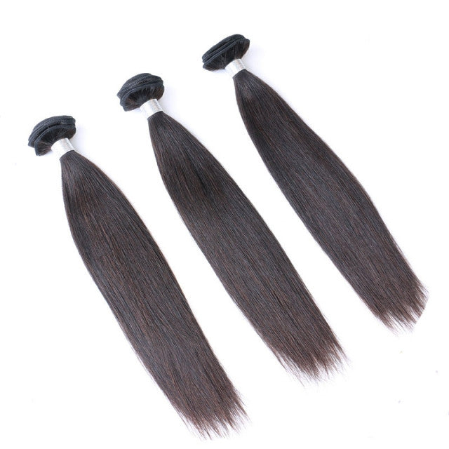 Luxury Straight Bundle Deals - Natural Colour - London Virgin Hair 