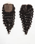 Luxury Deep Wave Closure - Middle-Part - London Virgin Hair 