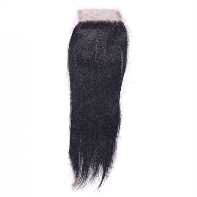 Luxury Straight Closure - Free-Part - London Virgin Hair 