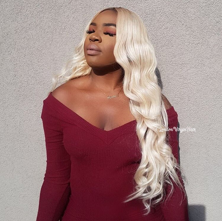Luxury 613 Straight - Platinum Blonde - London Virgin Hair 