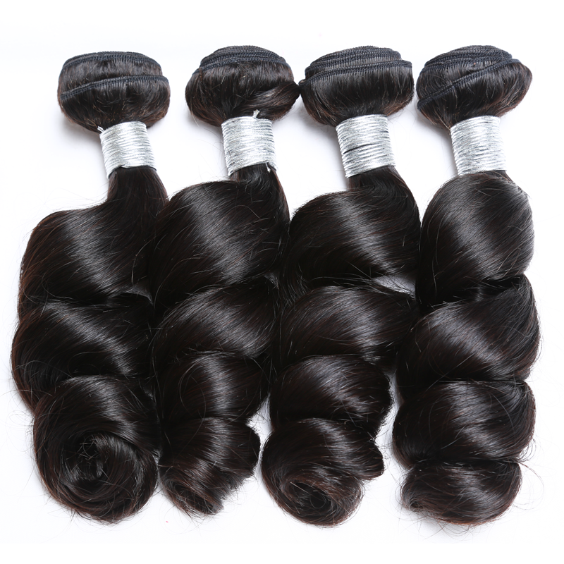 Luxury Loose Wave Bundle Deals - Natural Colour - London Virgin Hair 