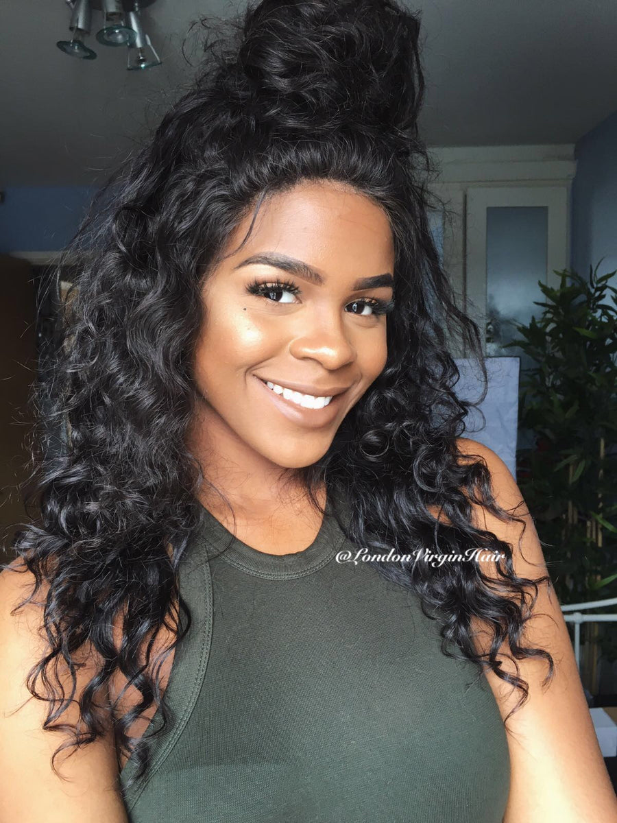 Luxury Loose Wave Bundles with a Lace Closure (14