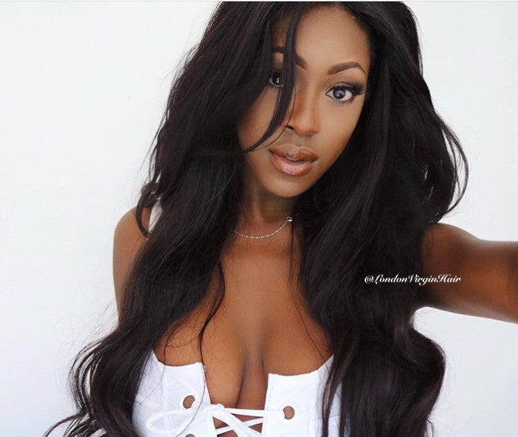 Luxury Body Wave Bundles with a Lace Closure (14