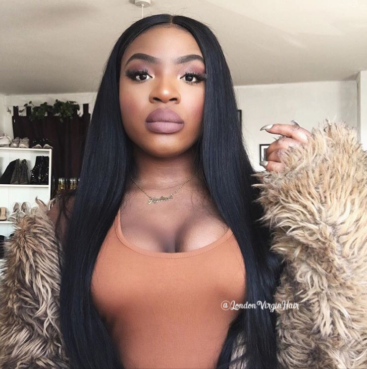 Luxury Straight Bundles with a Lace Frontal 13x4&quot; - London Virgin Hair 