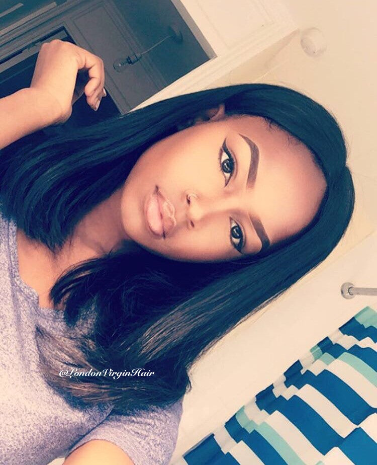 Luxury Straight Bundles with a Lace Closure (14&quot;) - London Virgin Hair 