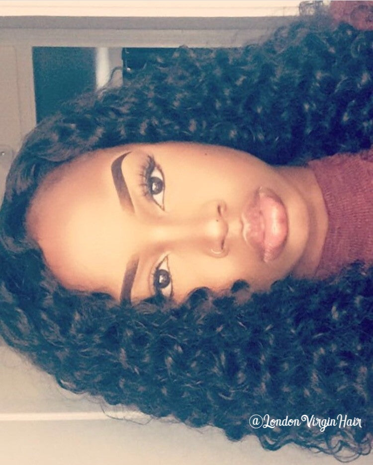 Luxury Deep Wave Bundles with a Lace Closure (14