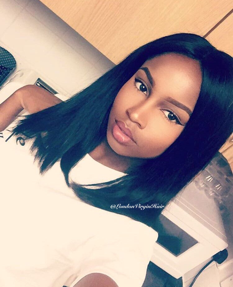 Luxury Straight Bundles with a Lace Closure (14