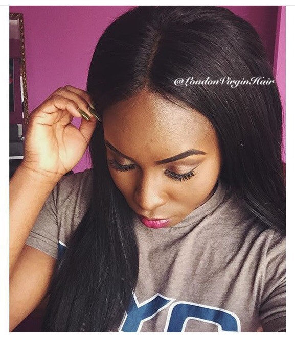 Luxury Lace Frontals 13x4 - Free Part - London Virgin Hair 